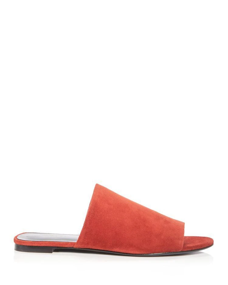 商品Via Spiga|Women's Heather Suede Slide Sandals,价格¥715,第2张图片详细描述