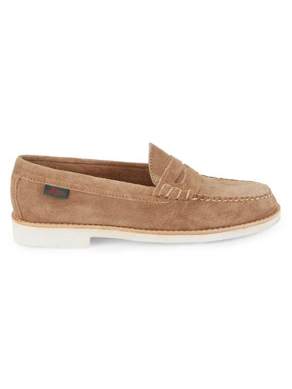 商品G.H. Bass|Larson Suede Penny Loafers,价格¥796,第1张图片