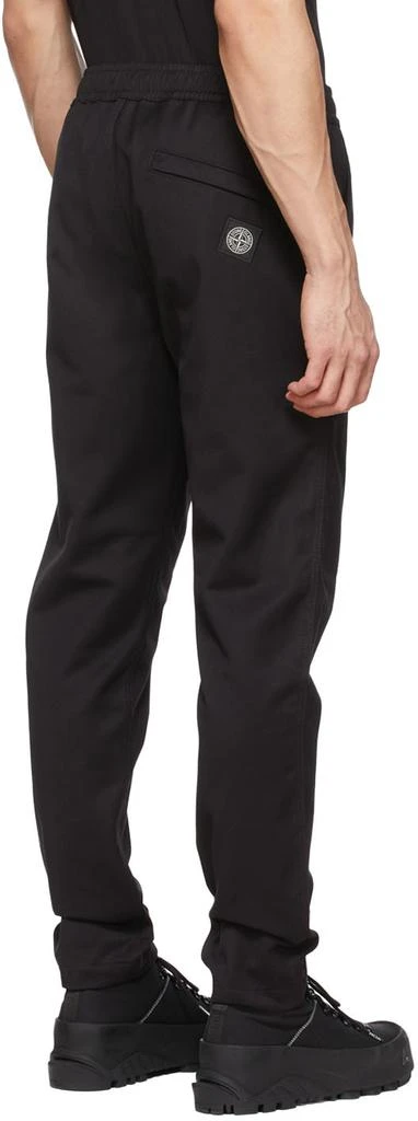 商品Stone Island|Black Polyester Trousers,价格¥1341,第3张图片详细描述