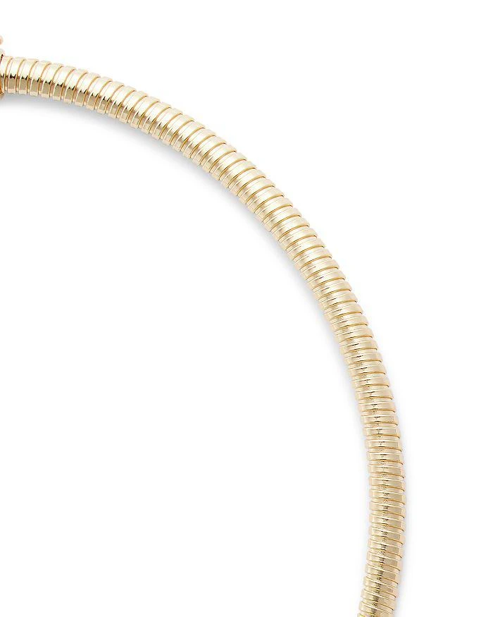 商品Alberto Amati|14K Yellow Gold Tubogas Collar Necklace, 17",价格¥15280,第3张图片详细描述
