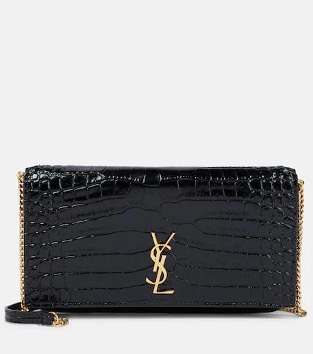 商品Yves Saint Laurent|Cassandre leather phone pouch,价格¥6510,第1张图片