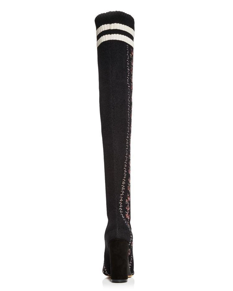 商品Tabitha Simmons|Tabitha Simmons Women's Embroidered Knit Over-the-Knee Boots,价格¥3921,第4张图片详细描述