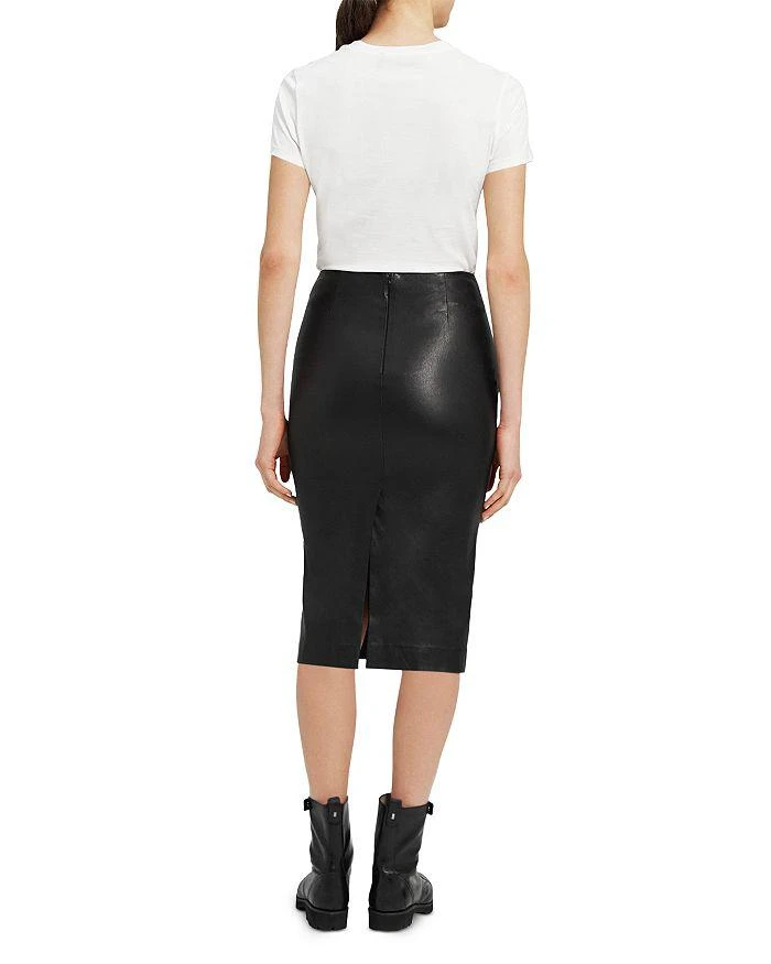 商品Theory|Leather Pencil Skirt,价格¥5209,第3张图片详细描述