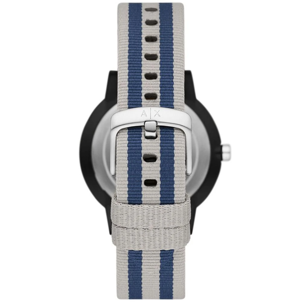 商品Armani Exchange|Men's Quartz Three Hand Multi Pro-Planet Textile Watch 42mm,价格¥841,第3张图片详细描述