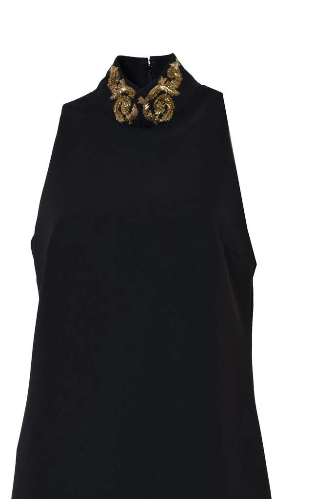 商品Moschino|Moschino Embellished High-neck Straight Hem Dress,价格¥4359,第3张图片详细描述