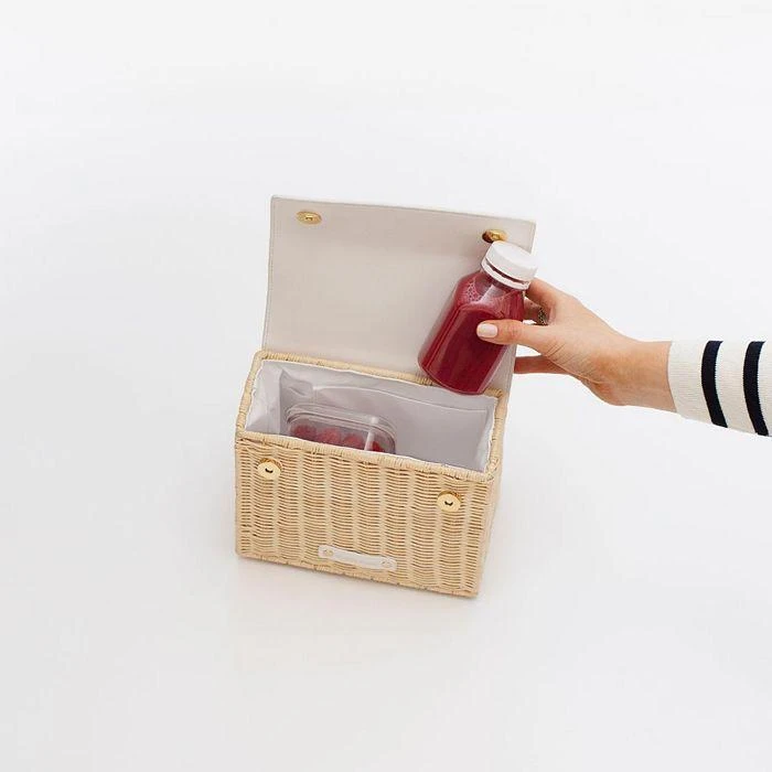 商品Modern Picnic|The Mini Luncher Wicker Lunch Box,价格¥1029,第5张图片详细描述