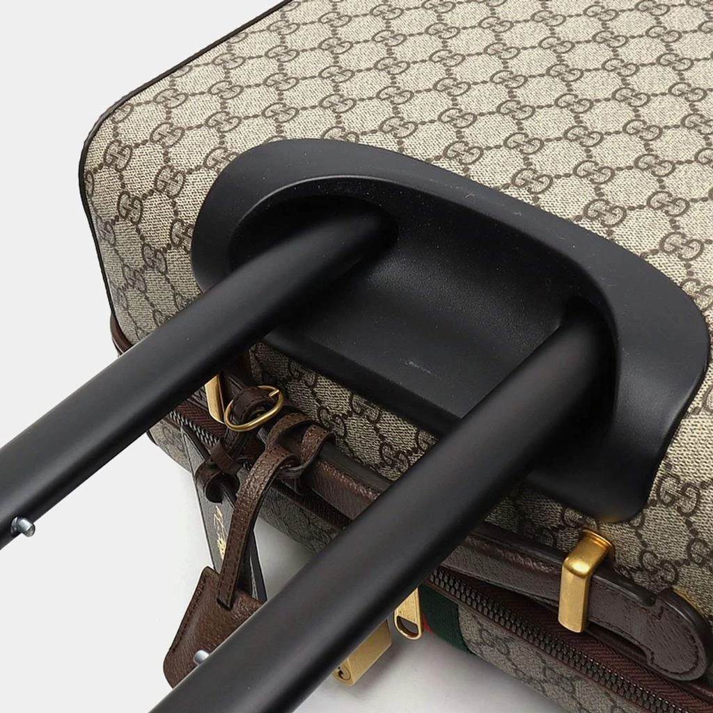 Gucci Beige Brown Canvas and Leather Savoy Small Suitcase 商品