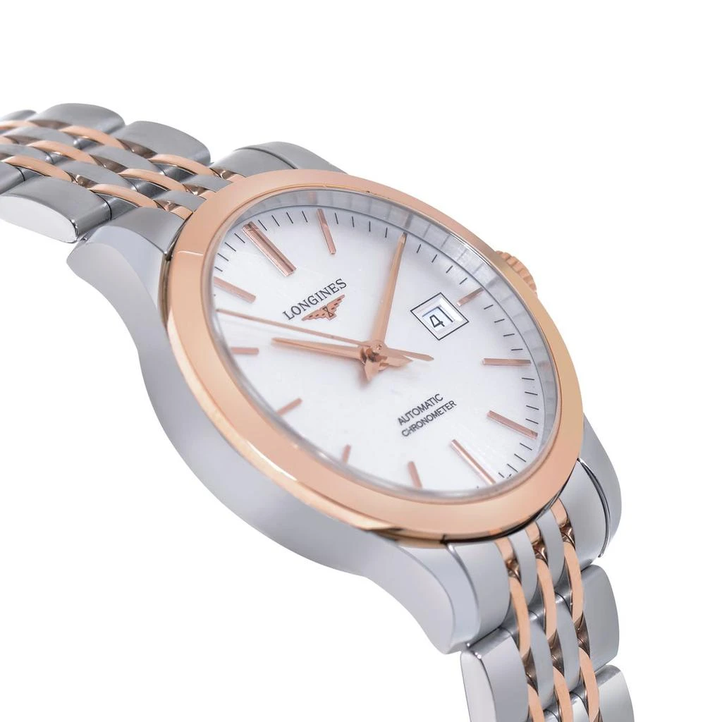 商品Longines|Longines Record Chronometer Two Tone Automatic Women's Watch L23215727,价格¥11877,第4张图片详细描述