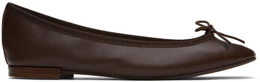 商品Repetto|Brown Cendrillon Ballerina Flats,价格¥1333,第1张图片