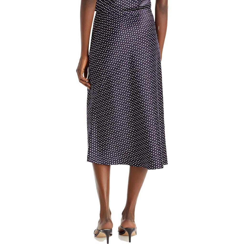 商品AQUA|Aqua Womens Bias Picot Polka Dots A-Line Skirt,价格¥51,第4张图片详细描述