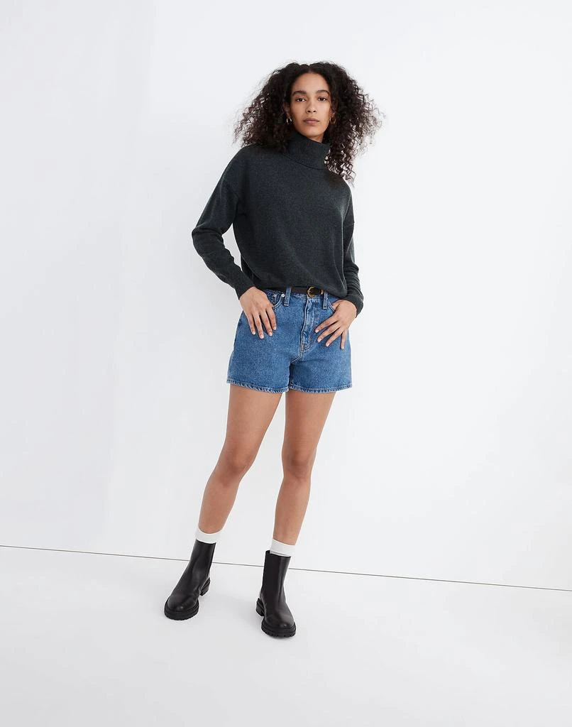 商品Madewell|(Re)sponsible Cashmere Turtleneck Pullover Sweater,价格¥555,第1张图片详细描述