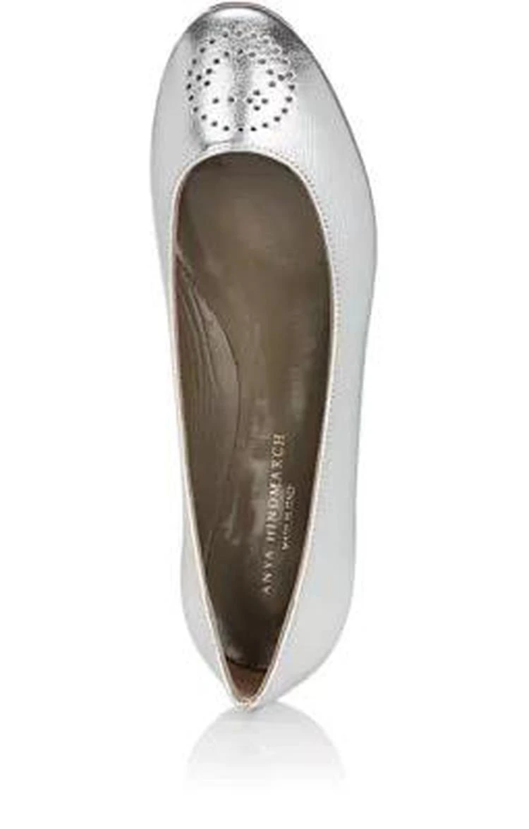 商品Anya Hindmarch|Wink Leather Flats,价格¥1630,第4张图片详细描述