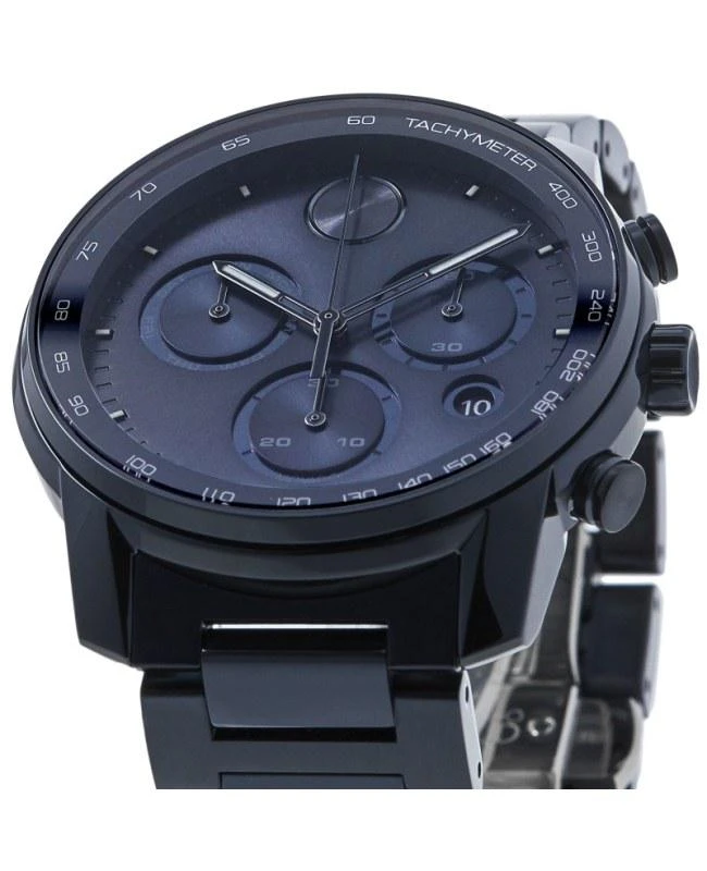 商品Movado|Movado Bold Verso Blue Chronograph Dial Men's Watch 3600868,价格¥5196,第2张图片详细描述