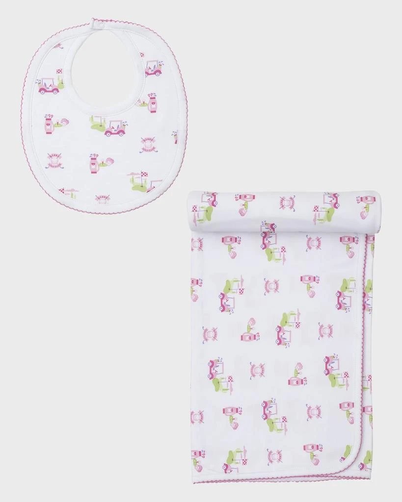 商品Kissy Kissy|Girl's Golf Club Bib and Blanket Set,价格¥441,第1张图片