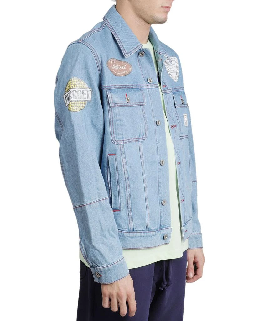 商品PACCBET|PACCBET Rassvet Light Blue Denim Jacket,价格¥2013,第2张图片详细描述