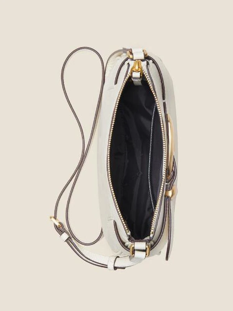 商品DKNY|Pebbled Leather Buckle Crossbody,价格¥979,第3张图片详细描述