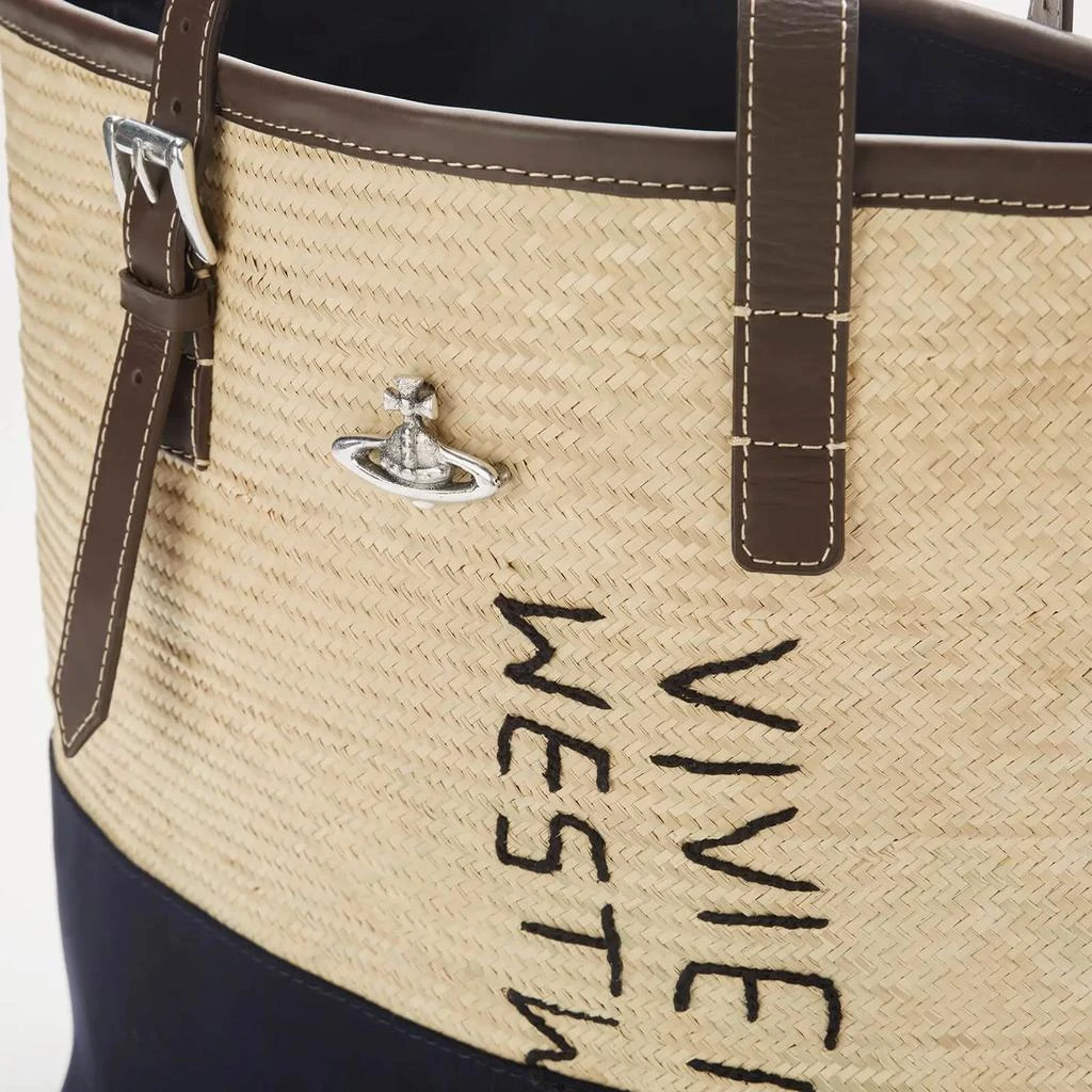 商品Vivienne Westwood|Vivienne Westwood Women's Palm Tote Shopper - Beige/Black,价格¥1776,第4张图片详细描述