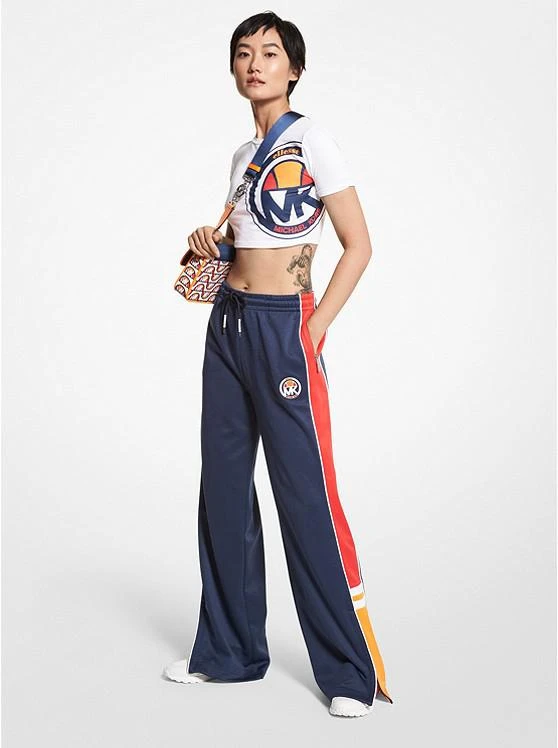 商品Michael Kors|MK X ellesse Striped Cotton Blend Track Pants,价格¥523,第1张图片