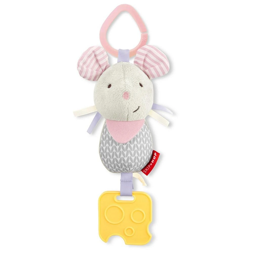 商品Skip Hop|Baby Boys or Baby Girls Chime and Teether Mouse Toy,价格¥53,第1张图片