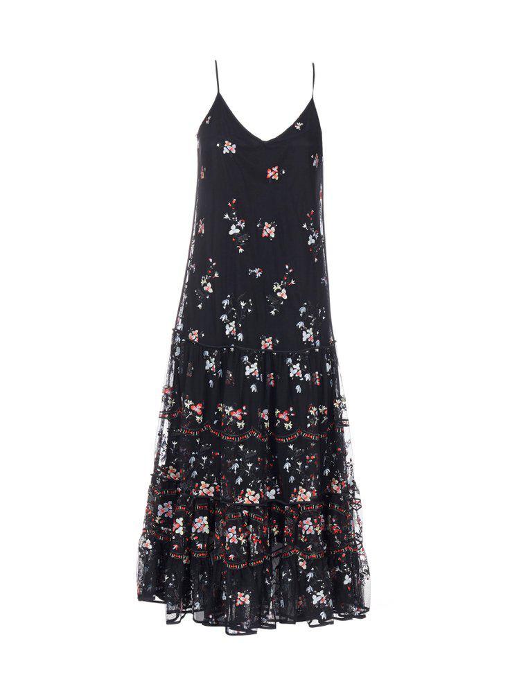 商品Tory Burch|Tory Burch Floral Printed Midi Dress,价格¥4569,第1张图片