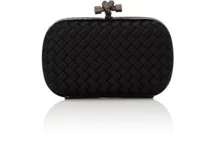 商品Bottega Veneta|Intreccio Impero Satin Clutch,价格¥9214,第1张图片