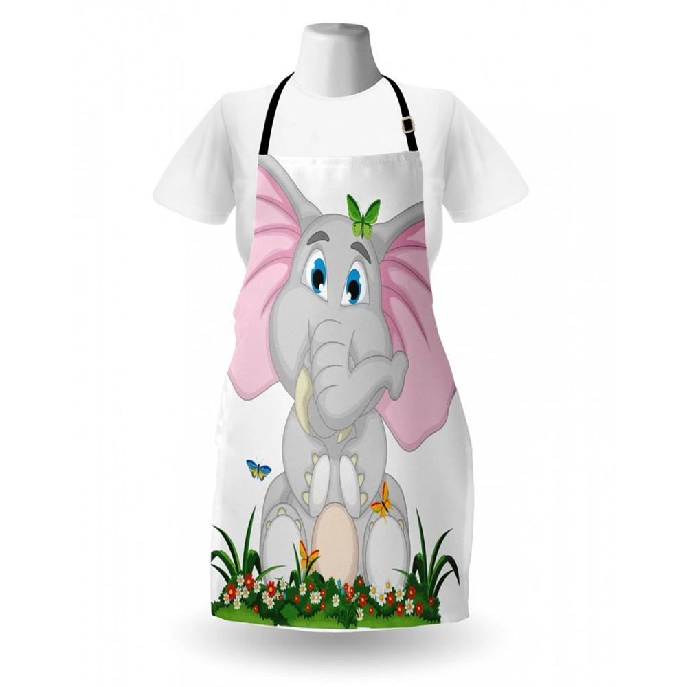 商品Ambesonne|Elephant Nursery Apron,价格¥276,第2张图片详细描述