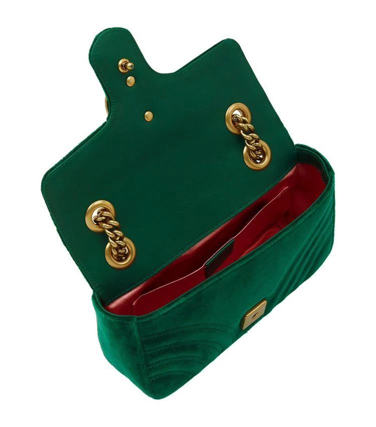 商品Gucci|Mini Velvet Marmont Shoulder Bag,价格¥12223,第3张图片详细描述