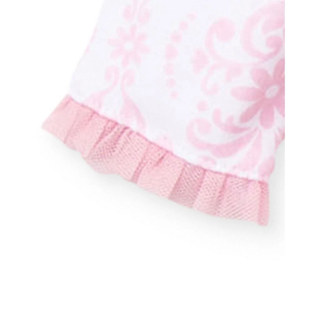 商品Little Me|Baby Girls Damask Footed Coverall and Hat, 2 Piece Set,价格¥96,第3张图片详细描述