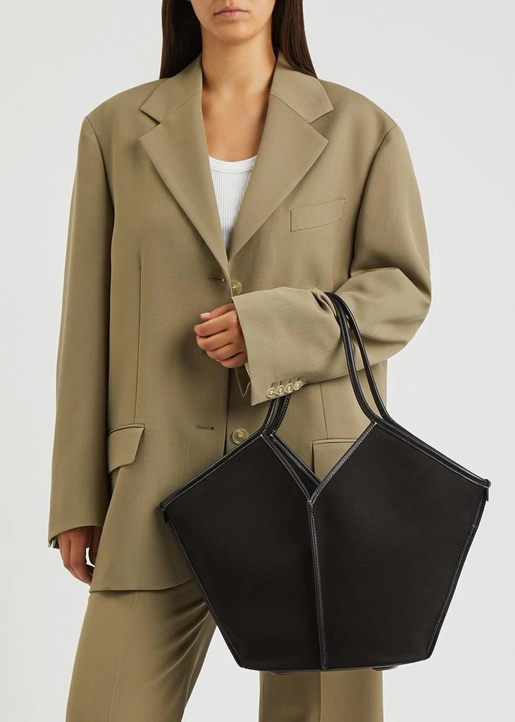 Calella black canvas tote 商品