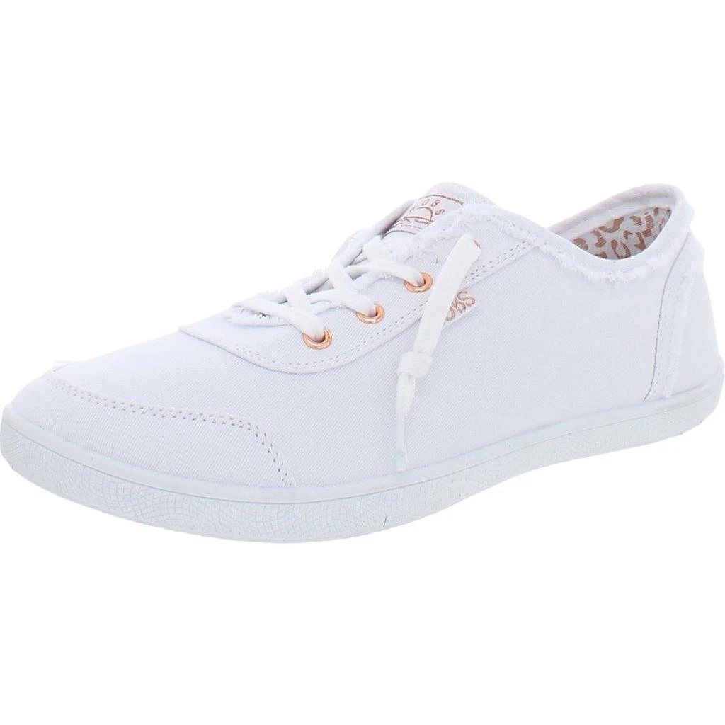 商品SKECHERS|BOBS From Skechers Womens Bobs B Cute Canvas Memory Foam Slip-On Sneakers,价格¥253,第2张图片详细描述