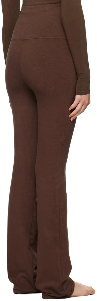 商品SKIMS|Brown Outdoor Foldover Bootcut Leggings,价格¥371,第3张图片详细描述