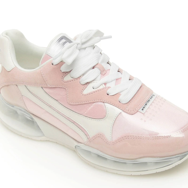 ALEXANDER WANG 女士粉色皮革运动鞋 30C120B063-650 商品