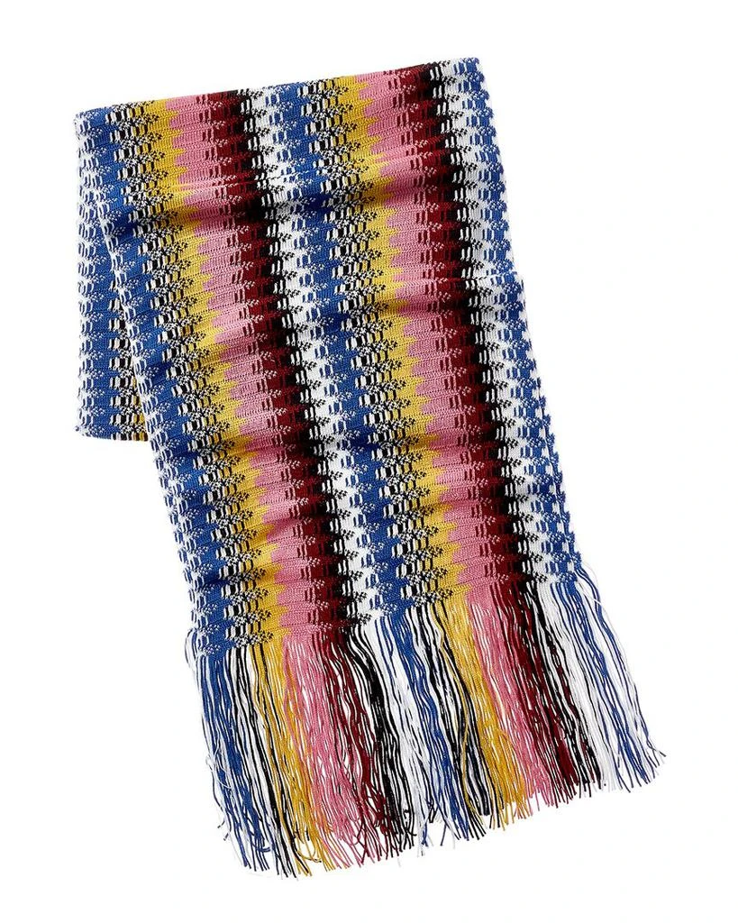 商品Missoni|Wool-Blend Scarf, Red,价格¥557,第2张图片详细描述