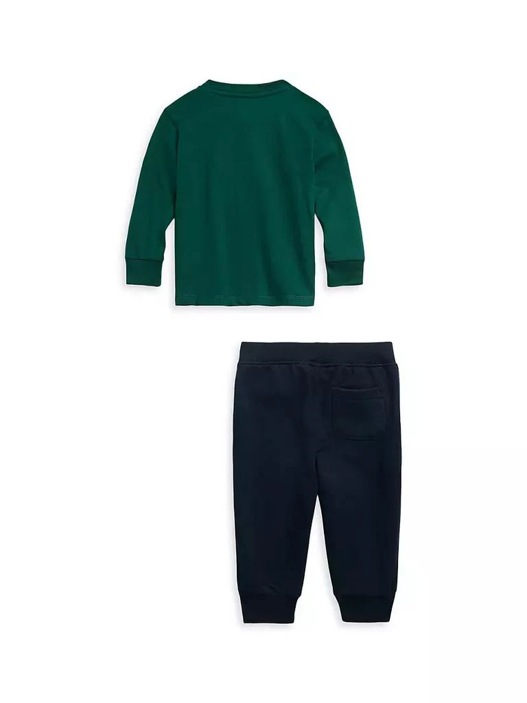 商品Ralph Lauren|Baby Boy's Long-Sleeve T-Shirt & Joggers Set,价格¥525,第2张图片详细描述