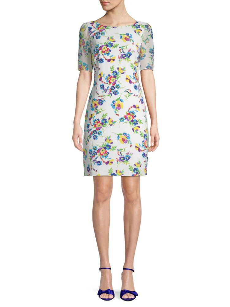 商品Karl Lagerfeld Paris|Floral Sheath Dress,价格¥375,第1张图片