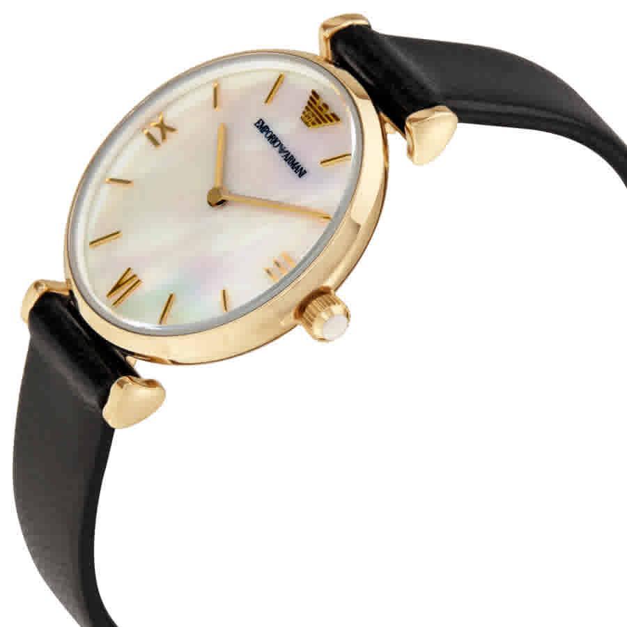 商品Emporio Armani|Emporio Armani Classic Mother of Pearl Dial Ladies Watch AR1910,价格¥727,第4张图片详细描述