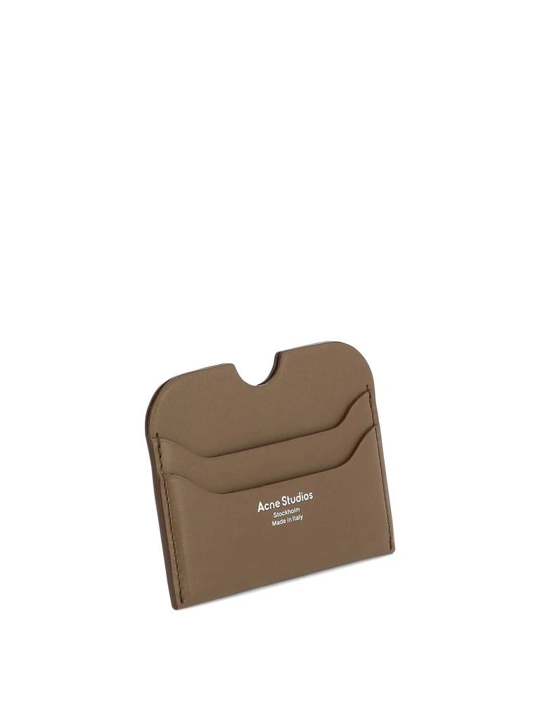 商品Acne Studios|Leather Card Holder Wallets & Card Holders Beige,价格¥682,第2张图片详细描述