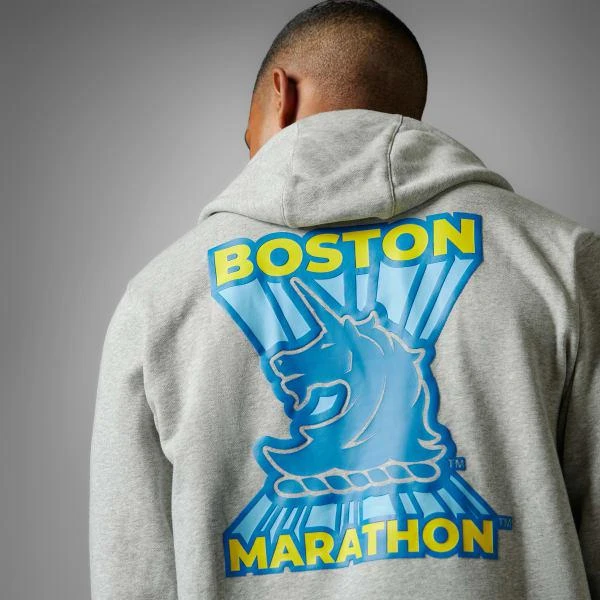 商品Adidas|Boston Marathon® 2024 Graphic Hoodie,价格¥626,第5张图片详细描述