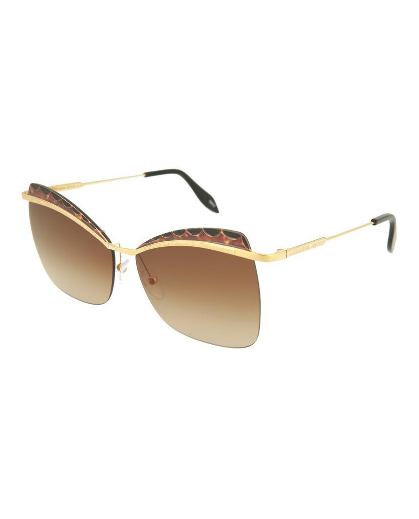商品Alexander McQueen|Alexander McQueen Cat-Eye Sunglasses,价格¥952,第4张图片详细描述