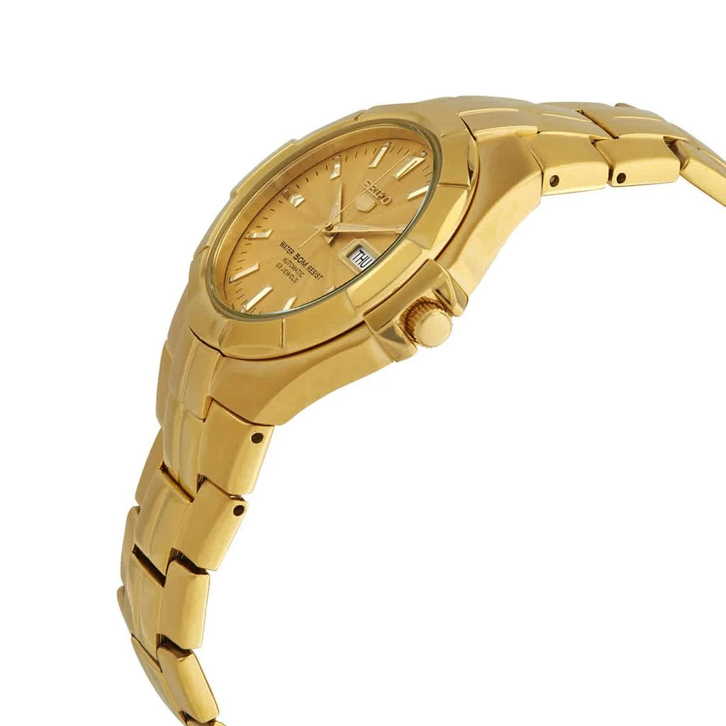 商品Seiko|5 Automatic Gold Dial Men's Watch SNZE32,价格¥1382,第2张图片详细描述
