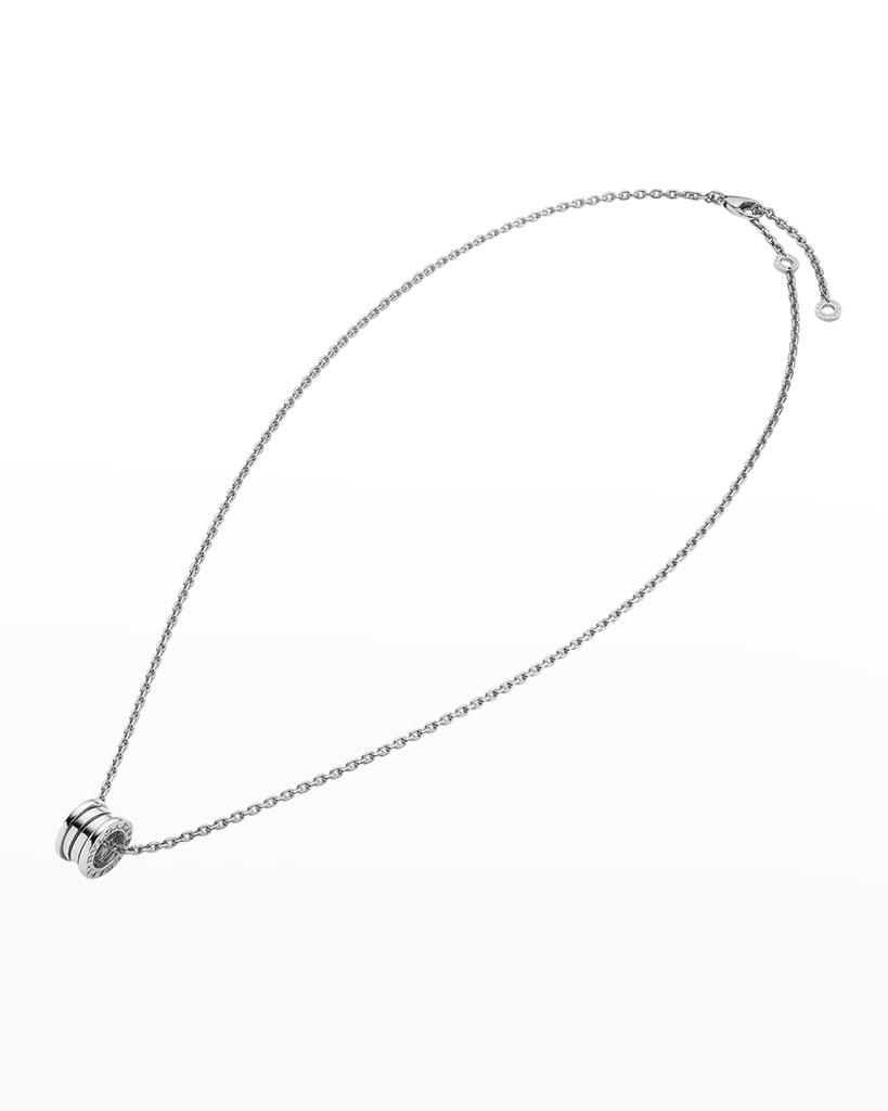 B.Zero1 Pendant Necklace in White Gold商品第3张图片规格展示