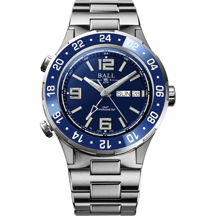 商品[二手商品] BALL Watch|Ball Marine GMT Mens Automatic Watch DM2218B-SCJ-BK,价格¥22392,第1张图片