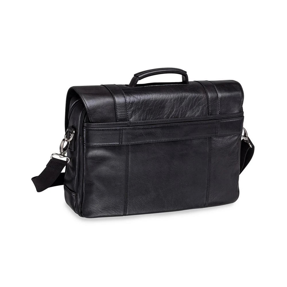 商品Mancini Leather Goods|Arizona Collection Porthole 15.6" Laptop / Tablet Briefcase,价格¥1779,第3张图片详细描述