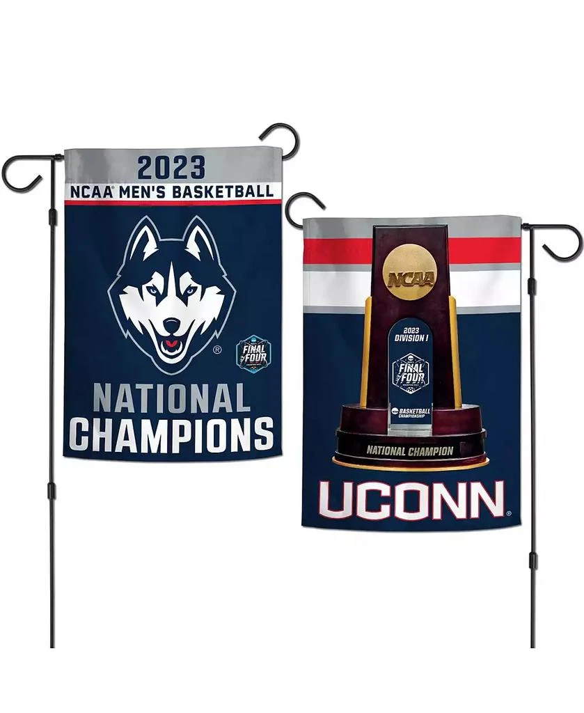 商品Wincraft|UConn Huskies 2023 NCAA Men's Basketball National Champions Two-Sided 12" x 18" Garden Flag,价格¥132,第3张图片详细描述