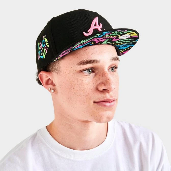 商品New Era|New Era MLB Atlanta Braves Psychedelic 9FIFTY Snapback Hat,价格¥150,第1张图片