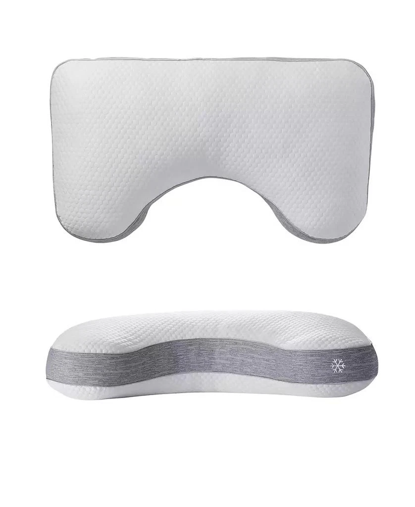 Adjustable Memory Foam Blend Cooling Side Sleeper Pillow, King 商品