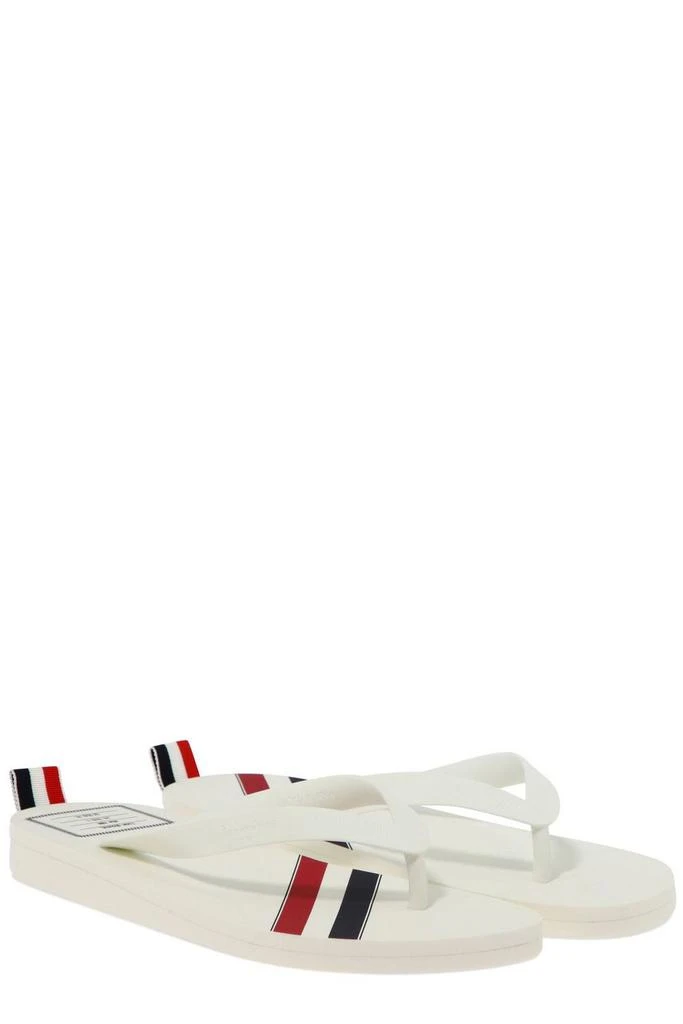 商品Thom Browne|Thom Browne RWB Striped Slip-On Flip Flops,价格¥1275,第3张图片详细描述