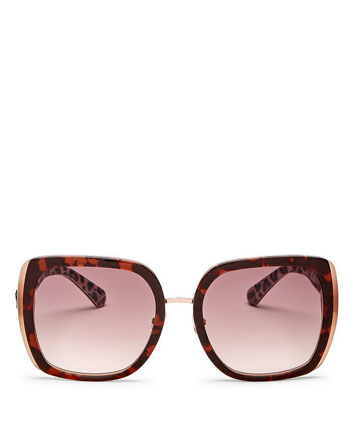 Kimber Square Sunglasses, 56mm商品第4张图片规格展示