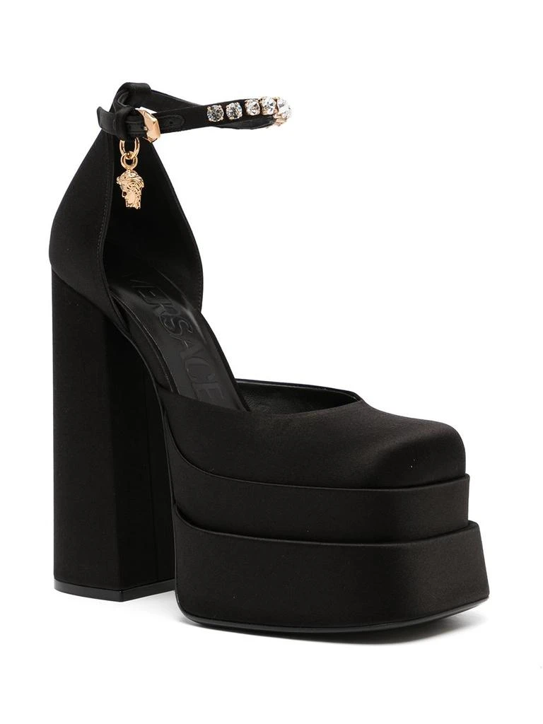 商品Versace|VERSACE WOMEN MEDUSA AEVITAS PLATFORM PUMPS,价格¥3473,第4张图片详细描述