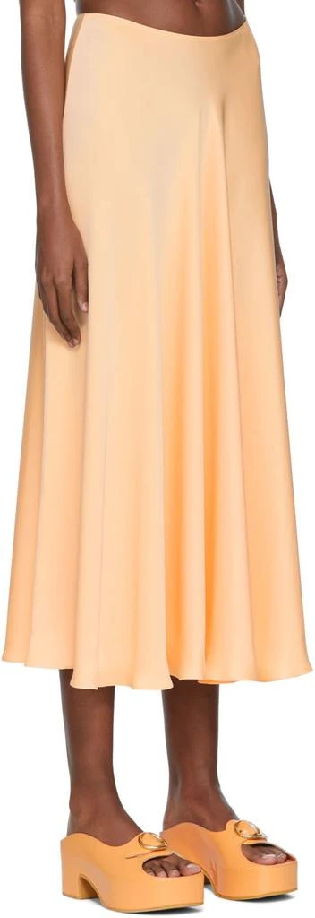 商品ROSETTA GETTY|Orange Polyester Midi Skirt,价格¥1043,第2张图片详细描述